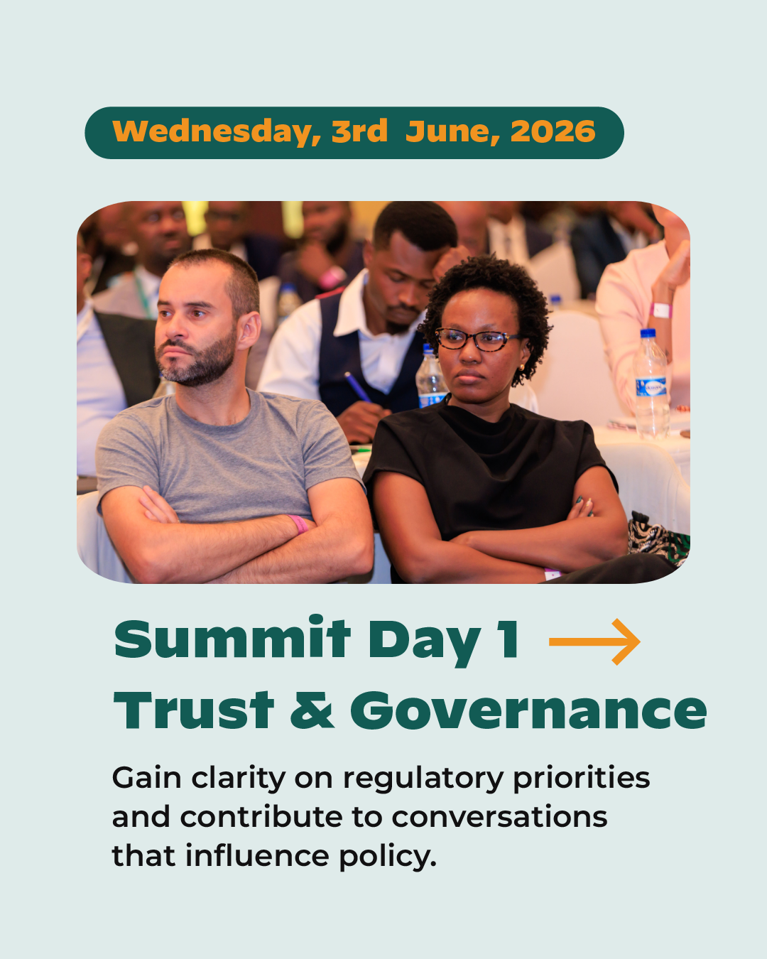 Wednesday 3rd June 2026 — Summit Day 1: Trust and Governance